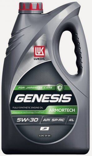 Изображение товара Моторное масло Лукойл Genesis Armortech JP 5W-30 синтетическое 4 л