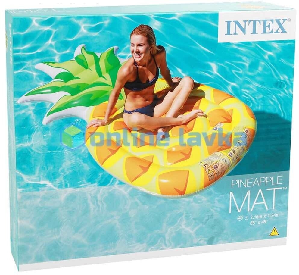 Матрас надувной Intex Ананас 124х216 см I03402280 - фото №12