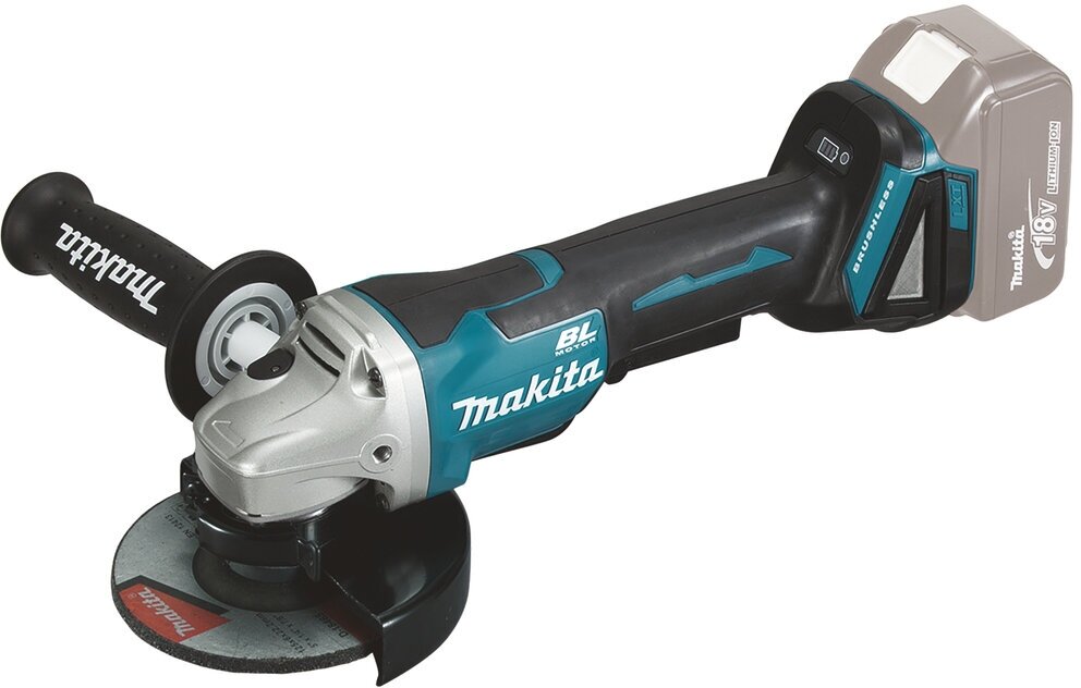 Аккумуляторная УШМ Makita DGA508Z, 125 мм, без аккумулятора