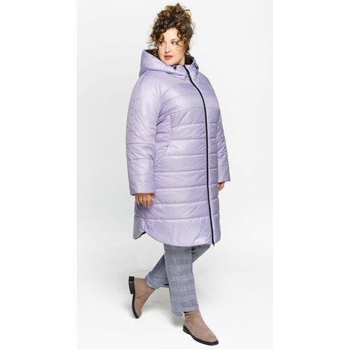 фото  куртка , размер 64, фиолетовый nonagrande