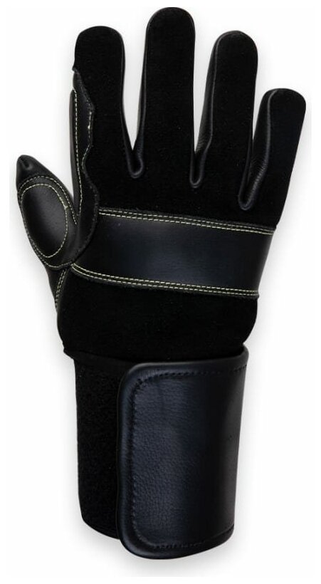 Перчатки защитные антивибрац кожаные Jeta Safety JAV03-9 р.L - фотография № 4