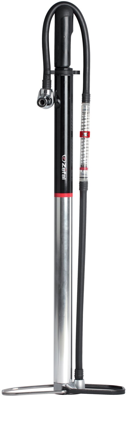 Велонасос Zefal Profil Travel Floor Pump Silver/Black