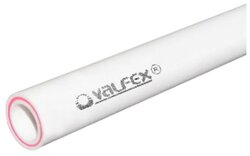 Труба полипропиленовая армированная стекловолокном Valfex SDR 6 PN25 20, DN13 мм