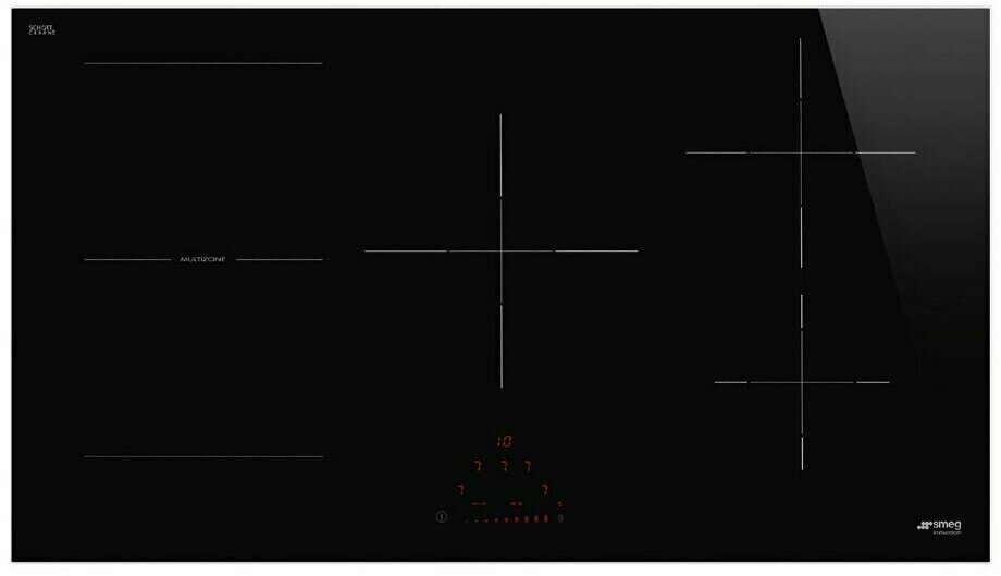 Индукционная варочная панель Smeg SI1M4954D, 90 см, черная