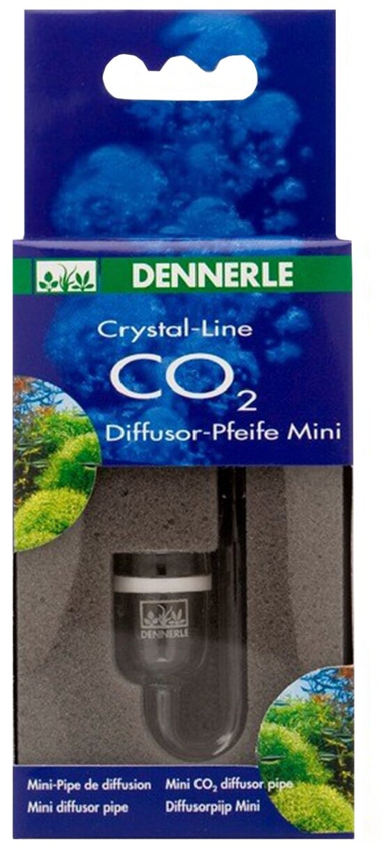 Диффузор для нано аквариумов Dennerle CO2 Diffusor-pipe Mini crystal (1 шт)