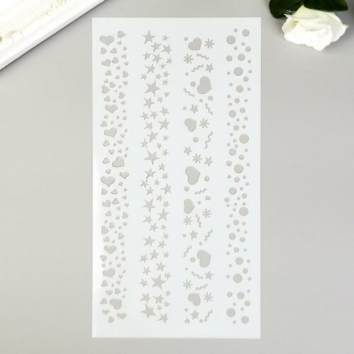 Трафарет пластик Гирлянды 23х12 см 1шт 352₽