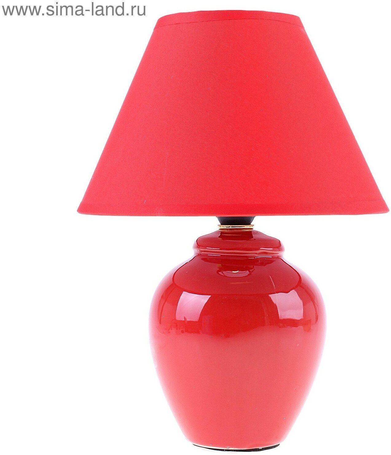 Лампа настольная "Азалия", 220V, красная