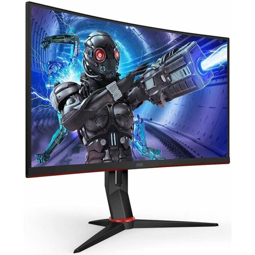 Монитор AOC Gaming C27G2ZU 27, черный/красный и черный монитор aoc c27g2zu