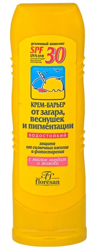 Флоресан Крем-барьер от загара, веснушек, пигментации SPF30 125 мл 1 шт