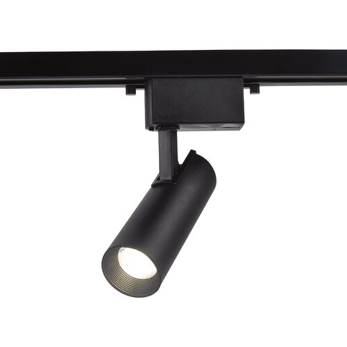 Трековый однофазный светодиодный светильник GL5858 BK черный LED 10W 4200K 24