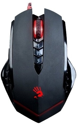 Мышь Mouse A4 Bloody V8 black optical (3200dpi) USB Gaming (7but)