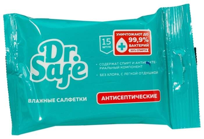 Влажные салфетки Dr. Safe антисептические