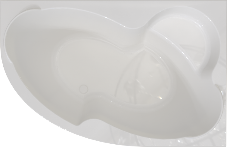 Акриловая ванна Радомир Ирма 160х105 правая, каркас, полотенцедержатель, фронтальная панель