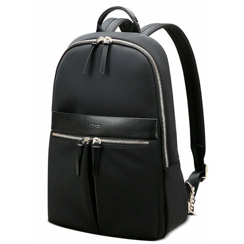 фото Рюкзак женский городской bopai women вместительный 13л, для ноутбука 14", черный, влагостойкий, текстильный, молодежный