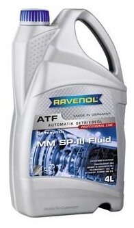 Трансмиссионное Масло Ravenol Atf Mm Sp-Iii Fluid ( 4л) New Ravenol арт. 121210300401999