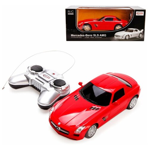 Машина на радиоуправлении 1:24 Mercedes SLS AMG Rastar 40100 19см машина р у 1 24 mercedes sls amg цвет красный 27mhz