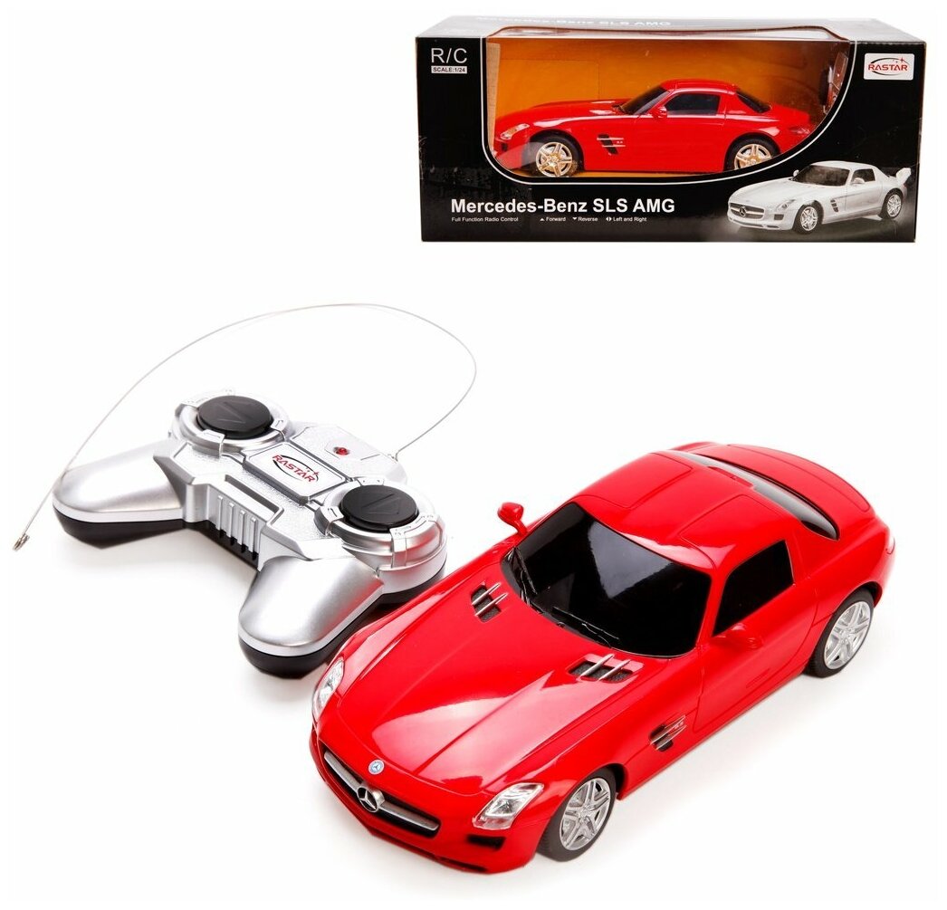 Машина на радиоуправлении 1:24 Mercedes SLS AMG Rastar 40100 19см