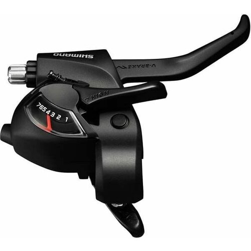 ручки dual control shimano tourney st ef41 3х6ск черные Манетка SHIMANO Tourney ST-EF41 правая, 7ск, трос 2050мм