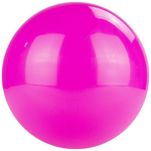 Мяч для художественной гимнастики однотонный, d=19 см (розовый)