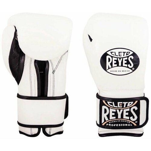 Боксерские перчатки Cleto Reyes E600 White 18oz