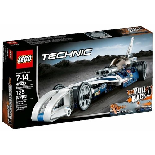 LEGO Technic 42033 Рекордсмен, 125 дет. lego technic 9394 реактивный самолёт 499 дет