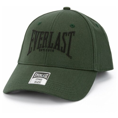 Бейсболка Everlast, размер универсальный, зеленый бейсболка everlast размер os черный