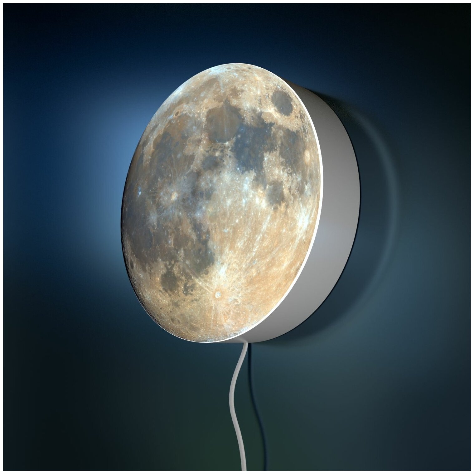 Светильник-ночник для сна Луна светодиодный , 24 см - фотография № 3
