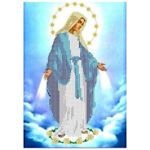 Рисунок-схема на ткани «Каролинка» КБИ 4009 Дева Мария Непорочного Зачатия