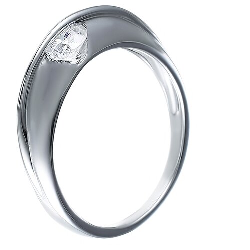 фото Element47 кольцо из серебра 925 пробы с кубическим цирконием hpr1113_ko_001_wg, размер 17.25