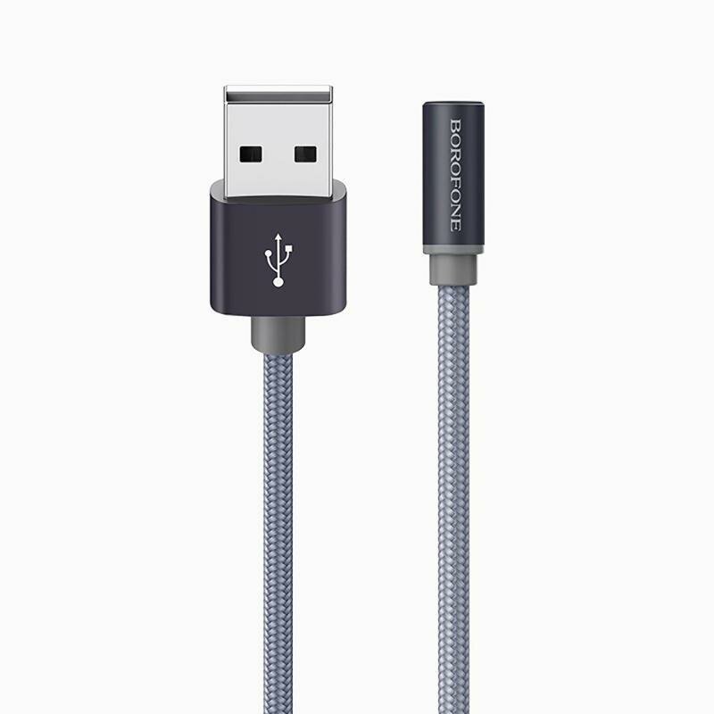 Кабель USB MicroUSB Borofone BX26 <серый>