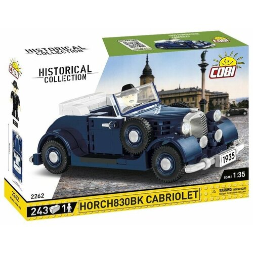 Cobi. Конструктор арт.2262 Кабриолет Хорьх Horch 830 BK 243 дет.