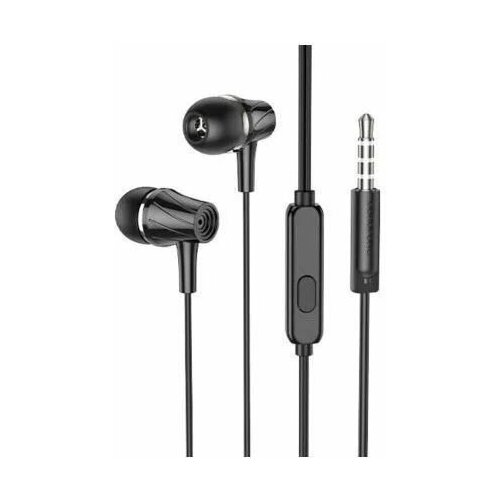 Гарнитура BOROFONE BM69 Universal 35 мм внутриканальная 12м черный 36700₽