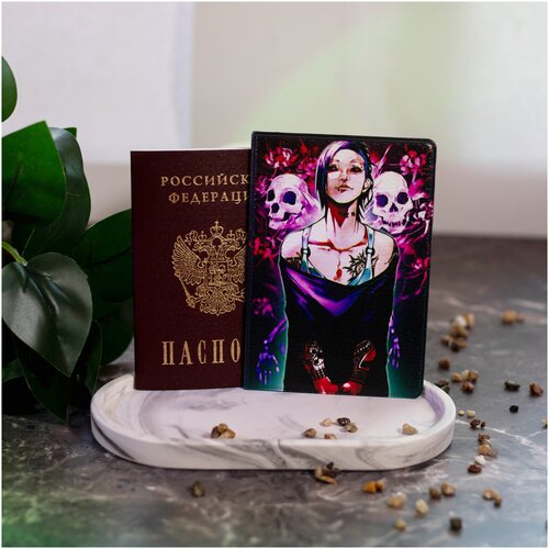 Аниме обложка для паспорта Tokyo Ghoul