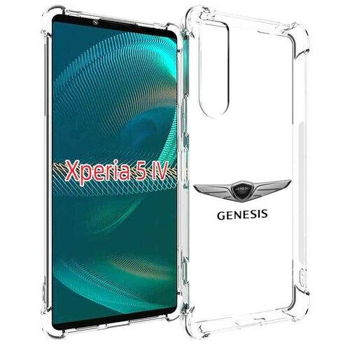 Чехол MyPads genesis-3 мужской для Sony Xperia 5 IV (5-4) задняя-панель-накладка-бампер