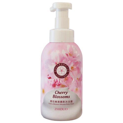 ZHIDUO Пенка для душа Mousse Cherry Blossoms воздушная Сакура 500 мл
