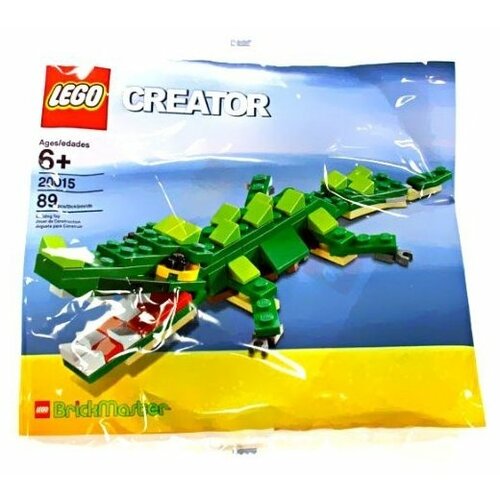 конструктор lego creator 31121 крокодил 3в1 454 дет Конструктор LEGO Creator 20015 Крокодил, 89 дет.