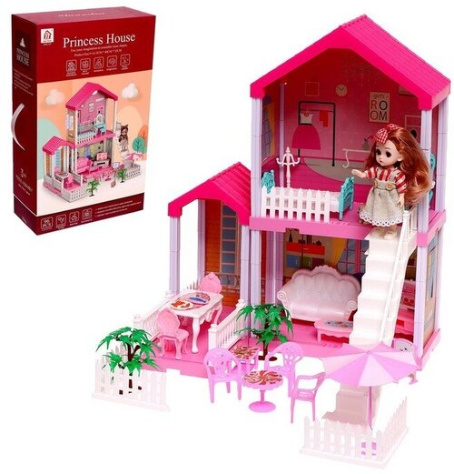 Дом для кукол Дом принцессы с мебелью и аксессуарами