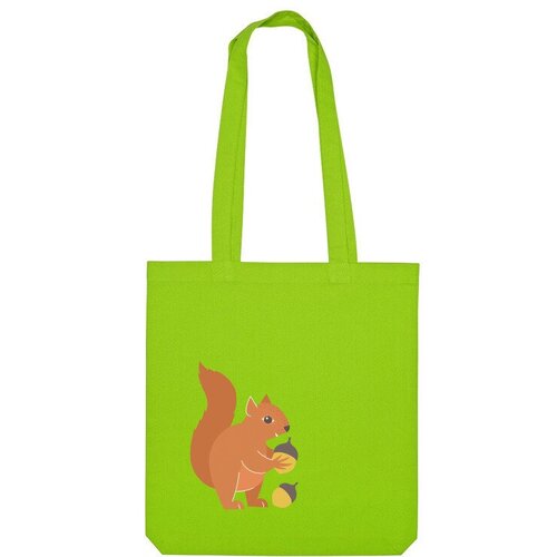 Сумка шоппер Us Basic, зеленый сумка белка с подарком бежевый