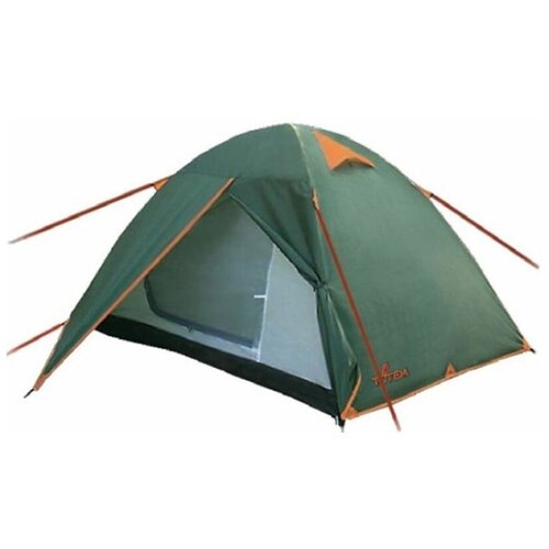 Палатка Totem Tepee 4 (V2), цвет зеленый палатка tramp mountain 4 v2 экспед 4мест зеленый оранжевый trt 24