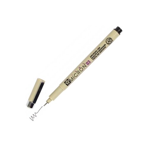 Купить Ручка капиллярная Sakura Pigma Micron черная, 0, 35мм ( Артикул 288291 )