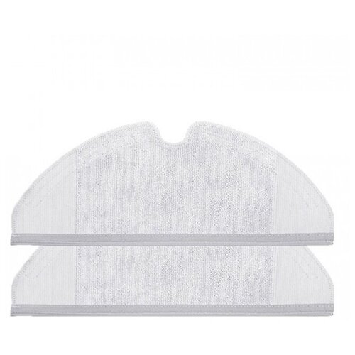 Roborock Микрофибра для S5/S6 Mopping Cloth of Robotic Vacuum Cleaner, серый, 2 шт. 5x mop cloth mopping cloths for lefant t700 m571 m200 m201 m501 m520 m570 m301 m501 a m501 b t800 m501a robotic vacuum cleaner