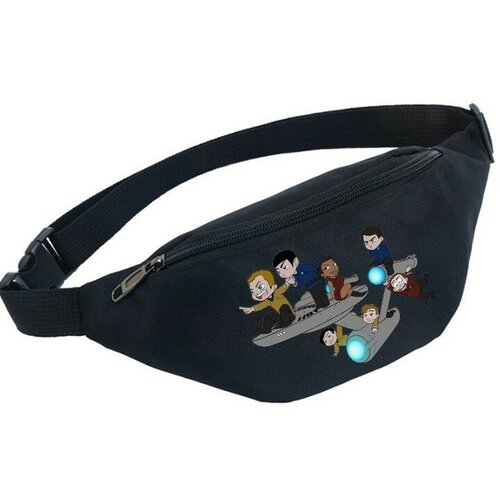 фото Сумка поясная noname, черный