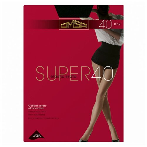 Колготки  Omsa Super, 40 den, размер 2, бежевый