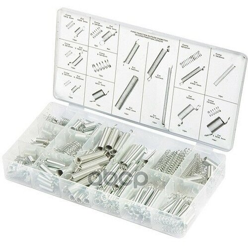 Набор Пружин 5, 5X17, 5, 5X35, 6, 5X10, 7X12, 5, 7X19, 9X35, 9, 5X16, 9, 5X19 Мм, 200 Предм. Сибртех 47602 Сибртех арт. 47602