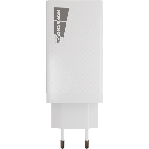 Сетевое зарядное устройство Smart 2USB GAN PD+QC65W быстрая зарядка для Type-C Type-C NC76Sa White сетевое зарядное usb устройство avs ut 732 4 порта qc 3 0 pd type c 3a a85225s