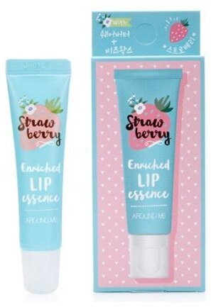 Welcos Эссенция для губ Around me Enriched Lip Essence Strawberry, прозрачный