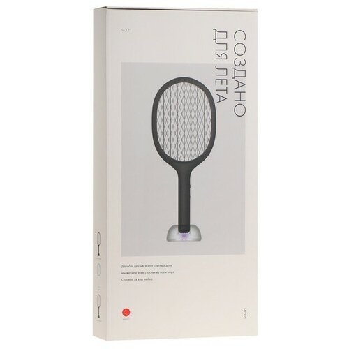 Мухобойка электрическая Xiaomi SOLOVE Electric Mosquito Swatter P1 Red, АКБ, красный 9747973