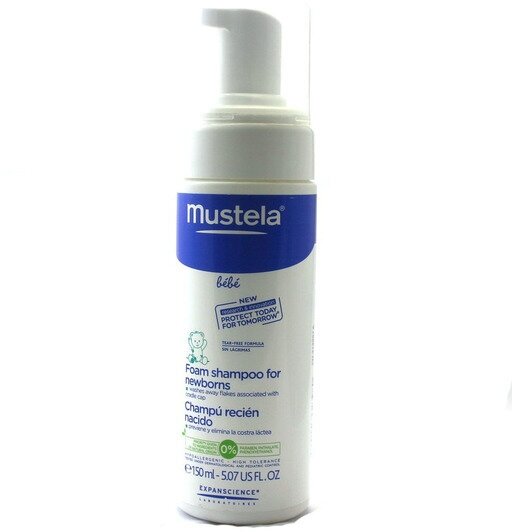 Mustela Шампунь-пенка от молочных корочек для новорожденных 150 мл (Mustela, ) - фото №7