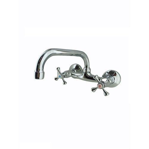 Смеситель для кухни (мойки) Dokorona двухвентильный, настенный.