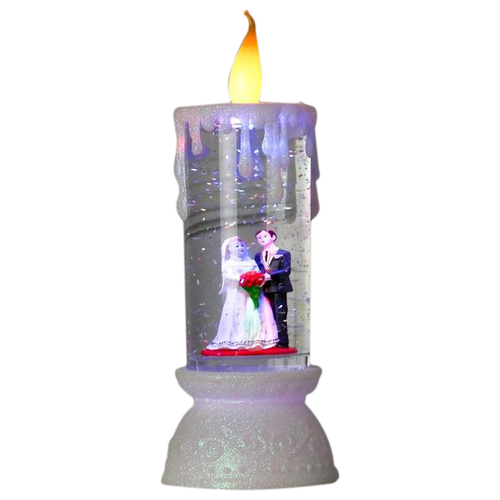 Luazon Lighting Фигура световая свадебная свеча Любовь белый
